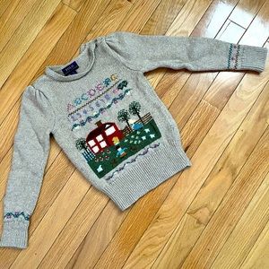 Girls size 5 Polo Ralph Lauren alphabet/number sweater.